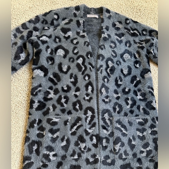 evolution by cyrus Sweaters - Evolution by Cyrus Leopard Sweater Gray Size S